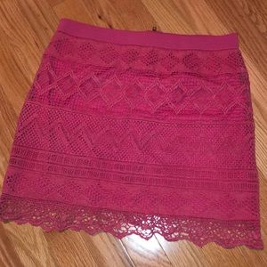 American Eagle coral skirt